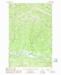 Calder Idaho Historical topographic map, 1:24000 scale, 7.5 X 7.5 Minute, Year 1988