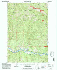 Calder Idaho Historical topographic map, 1:24000 scale, 7.5 X 7.5 Minute, Year 1995