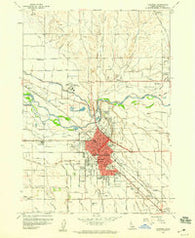 Caldwell Idaho Historical topographic map, 1:24000 scale, 7.5 X 7.5 Minute, Year 1958