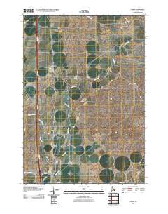 Camas Idaho Historical topographic map, 1:24000 scale, 7.5 X 7.5 Minute, Year 2010