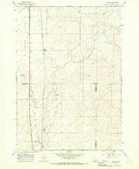 Camas Idaho Historical topographic map, 1:24000 scale, 7.5 X 7.5 Minute, Year 1964