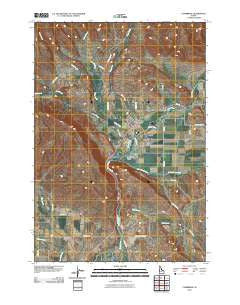 Cambridge Idaho Historical topographic map, 1:24000 scale, 7.5 X 7.5 Minute, Year 2010
