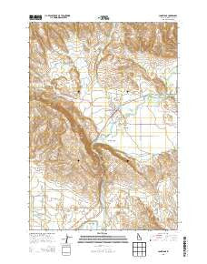 Cambridge Idaho Current topographic map, 1:24000 scale, 7.5 X 7.5 Minute, Year 2013