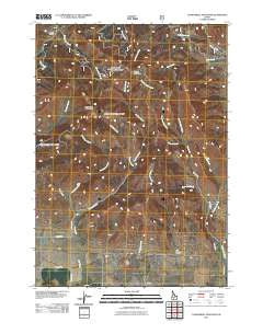 Cannonball Mountain Idaho Historical topographic map, 1:24000 scale, 7.5 X 7.5 Minute, Year 2011