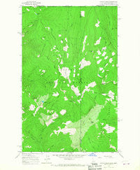 Canuck Peak Montana Historical topographic map, 1:24000 scale, 7.5 X 7.5 Minute, Year 1965