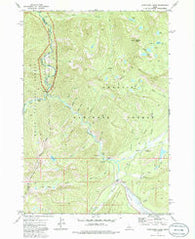 Cape Horn Lakes Idaho Historical topographic map, 1:24000 scale, 7.5 X 7.5 Minute, Year 1972