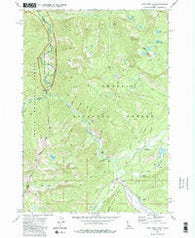 Cape Horn Lakes Idaho Historical topographic map, 1:24000 scale, 7.5 X 7.5 Minute, Year 1972