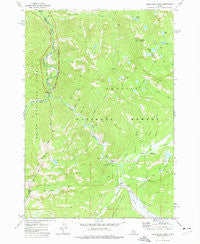 Cape Horn Lakes Idaho Historical topographic map, 1:24000 scale, 7.5 X 7.5 Minute, Year 1972