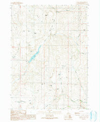 Captain Butte Idaho Historical topographic map, 1:24000 scale, 7.5 X 7.5 Minute, Year 1990