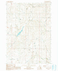 Captain Butte Idaho Historical topographic map, 1:24000 scale, 7.5 X 7.5 Minute, Year 1990