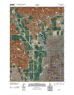 Carey Idaho Historical topographic map, 1:24000 scale, 7.5 X 7.5 Minute, Year 2010