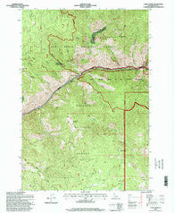 Carey Dome Idaho Historical topographic map, 1:24000 scale, 7.5 X 7.5 Minute, Year 1995