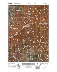 Carey Dome Idaho Historical topographic map, 1:24000 scale, 7.5 X 7.5 Minute, Year 2011