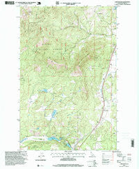 Careywood Idaho Historical topographic map, 1:24000 scale, 7.5 X 7.5 Minute, Year 1996