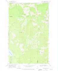 Caribou Creek Idaho Historical topographic map, 1:24000 scale, 7.5 X 7.5 Minute, Year 1969