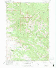 Caribou mtn Idaho Historical topographic map, 1:24000 scale, 7.5 X 7.5 Minute, Year 1966