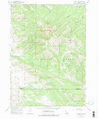 Caribou mtn Idaho Historical topographic map, 1:24000 scale, 7.5 X 7.5 Minute, Year 1966