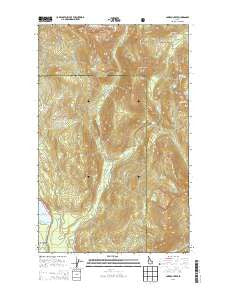 Caribou Creek Idaho Current topographic map, 1:24000 scale, 7.5 X 7.5 Minute, Year 2013