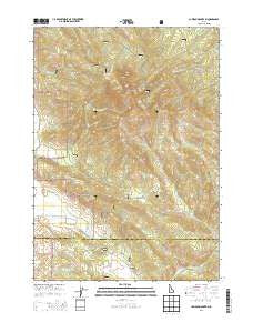 Caribou Mountain Idaho Current topographic map, 1:24000 scale, 7.5 X 7.5 Minute, Year 2013