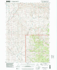 Cartwright Canyon Idaho Historical topographic map, 1:24000 scale, 7.5 X 7.5 Minute, Year 1998