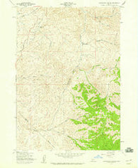 Cartwright Canyon Idaho Historical topographic map, 1:24000 scale, 7.5 X 7.5 Minute, Year 1957