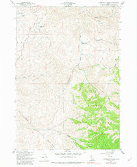 Cartwright Canyon Idaho Historical topographic map, 1:24000 scale, 7.5 X 7.5 Minute, Year 1957