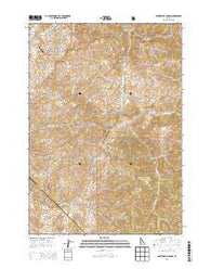Cartwright Canyon Idaho Current topographic map, 1:24000 scale, 7.5 X 7.5 Minute, Year 2013