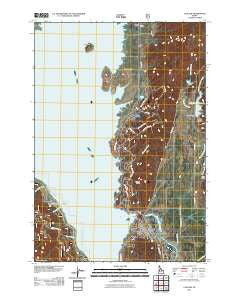 Cascade Idaho Historical topographic map, 1:24000 scale, 7.5 X 7.5 Minute, Year 2011
