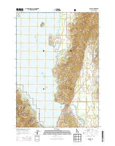 Cascade Idaho Current topographic map, 1:24000 scale, 7.5 X 7.5 Minute, Year 2013