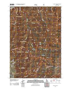 Casino Lakes Idaho Historical topographic map, 1:24000 scale, 7.5 X 7.5 Minute, Year 2011