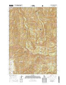 Casino Lakes Idaho Current topographic map, 1:24000 scale, 7.5 X 7.5 Minute, Year 2013