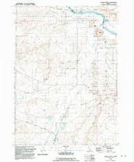 Castle Butte Idaho Historical topographic map, 1:24000 scale, 7.5 X 7.5 Minute, Year 1992