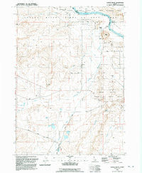 Castle Butte Idaho Historical topographic map, 1:24000 scale, 7.5 X 7.5 Minute, Year 1992