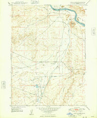 Castle Butte Idaho Historical topographic map, 1:24000 scale, 7.5 X 7.5 Minute, Year 1948