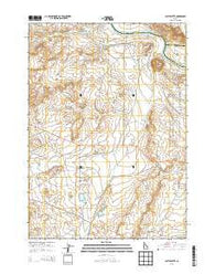 Castle Butte Idaho Current topographic map, 1:24000 scale, 7.5 X 7.5 Minute, Year 2013