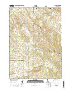 Castle Rock Idaho Current topographic map, 1:24000 scale, 7.5 X 7.5 Minute, Year 2013