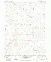 Castleford Butte Idaho Historical topographic map, 1:24000 scale, 7.5 X 7.5 Minute, Year 1980