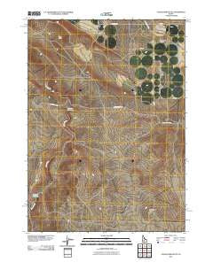 Castleford Butte Idaho Historical topographic map, 1:24000 scale, 7.5 X 7.5 Minute, Year 2011
