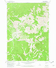 Casto Idaho Historical topographic map, 1:24000 scale, 7.5 X 7.5 Minute, Year 1963