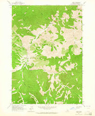 Casto Idaho Historical topographic map, 1:24000 scale, 7.5 X 7.5 Minute, Year 1963