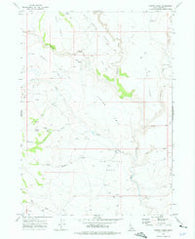 Castro Table Idaho Historical topographic map, 1:24000 scale, 7.5 X 7.5 Minute, Year 1973