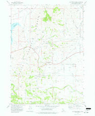 Cat Creek Summit Idaho Historical topographic map, 1:24000 scale, 7.5 X 7.5 Minute, Year 1973