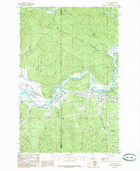 Cataldo Idaho Historical topographic map, 1:24000 scale, 7.5 X 7.5 Minute, Year 1985