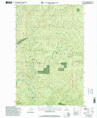 Cataract Peak Idaho Historical topographic map, 1:24000 scale, 7.5 X 7.5 Minute, Year 1996