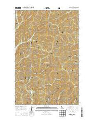 Cataract Peak Idaho Current topographic map, 1:24000 scale, 7.5 X 7.5 Minute, Year 2013