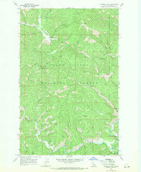 Cathedral Peak Idaho Historical topographic map, 1:24000 scale, 7.5 X 7.5 Minute, Year 1966