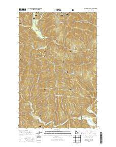Cathedral Peak Idaho Current topographic map, 1:24000 scale, 7.5 X 7.5 Minute, Year 2013