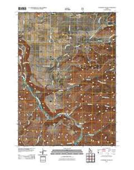 Cathedral Rocks Idaho Historical topographic map, 1:24000 scale, 7.5 X 7.5 Minute, Year 2011
