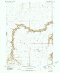 Cave Draw Idaho Historical topographic map, 1:24000 scale, 7.5 X 7.5 Minute, Year 1979