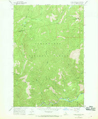 Cayuse Junction Idaho Historical topographic map, 1:24000 scale, 7.5 X 7.5 Minute, Year 1966